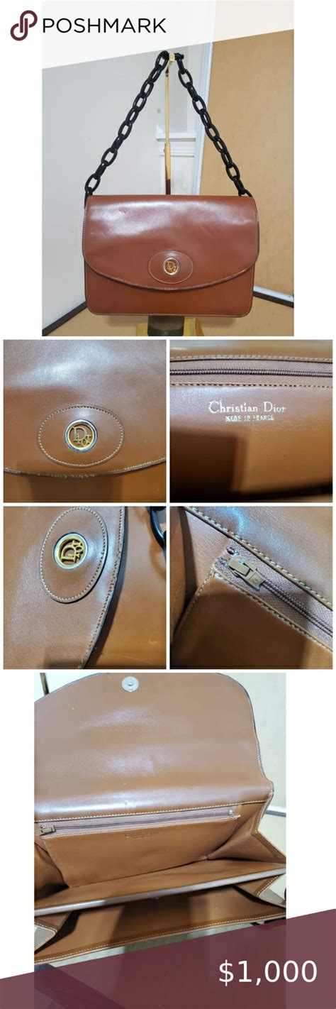 dior bag collection 1980|authentic christian Dior shoulder bag.